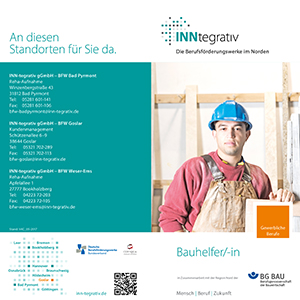Bild vom Flyer Bauhelfer/-in